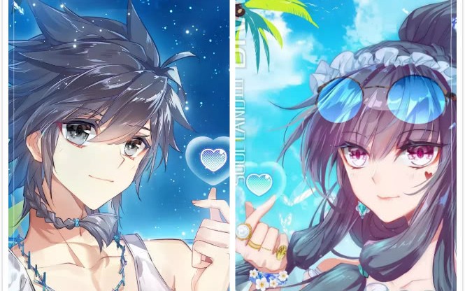 唐舞麟和古月娜五大情侣造型塞了满嘴狗粮