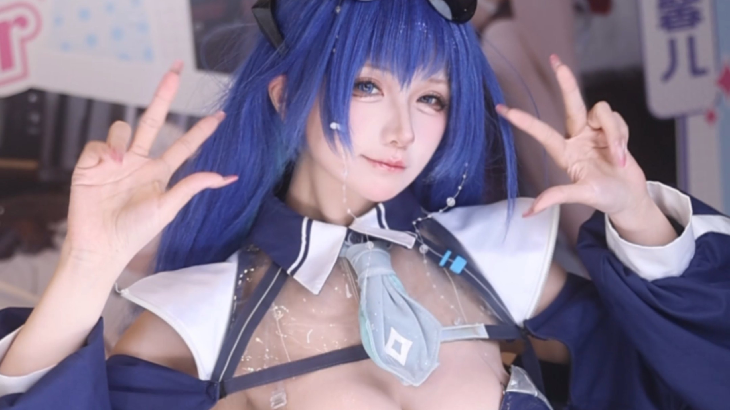 美少女从游戏中走出来了