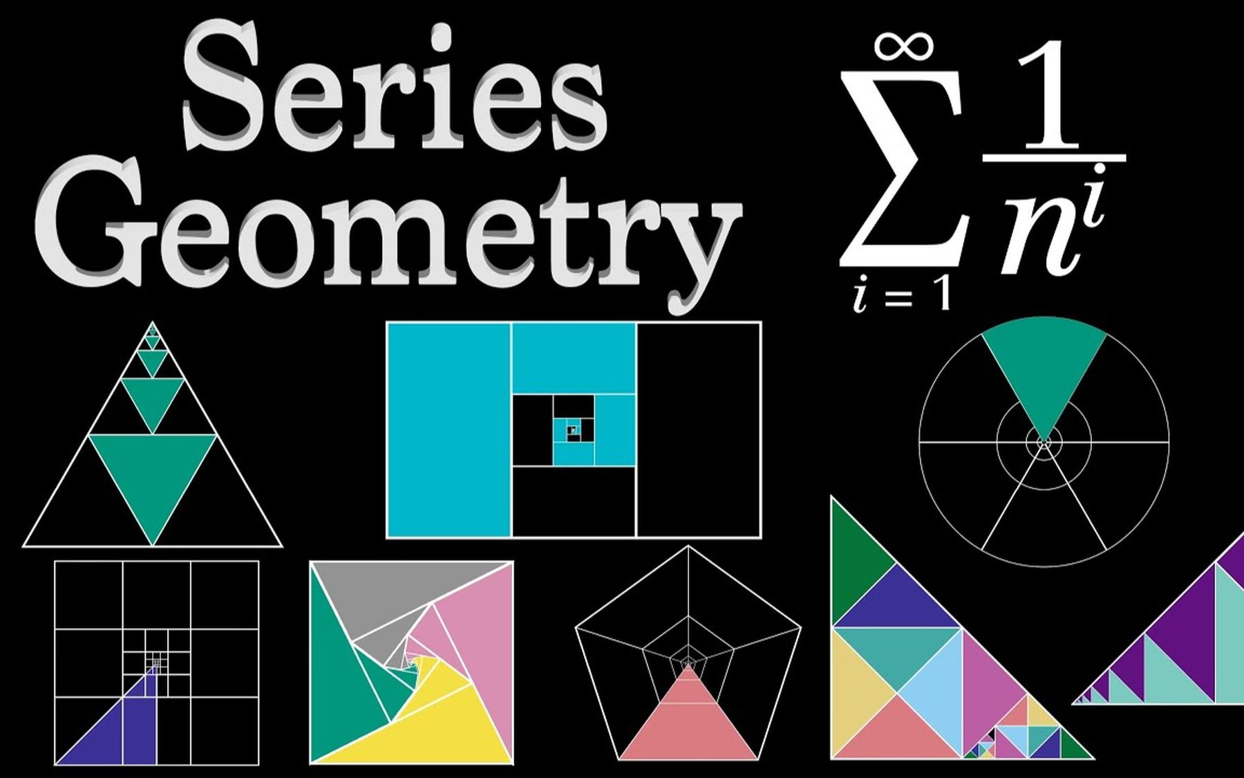 数学中的无字证明——几何级数背后的美丽几何哔哩哔哩bilibili