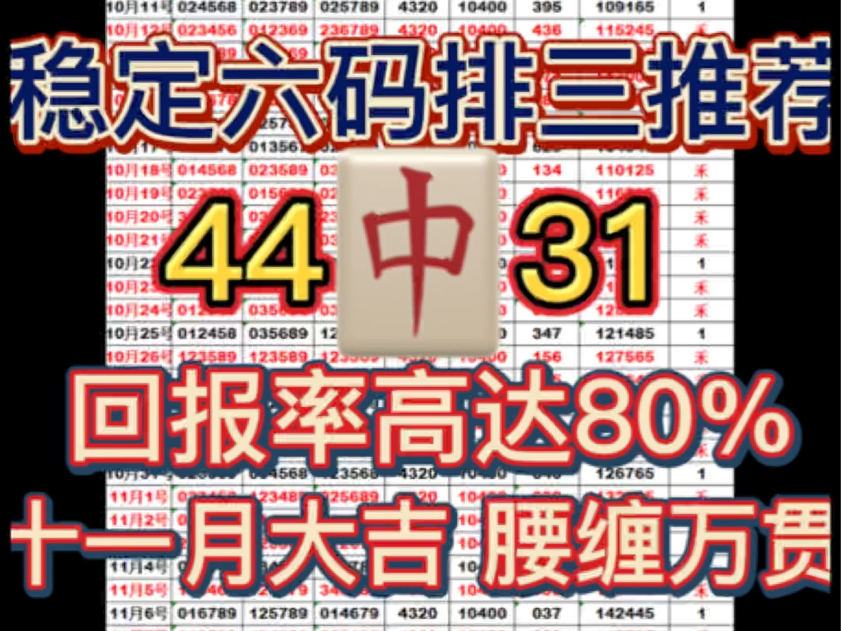 11.18稳定排三推荐,今日排三推荐,今日排三预测,每日排三分享分析,今日排列五推荐.哔哩哔哩bilibili