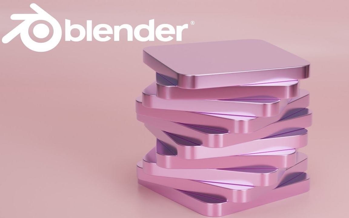 Blender简易的阵列动画技巧教程哔哩哔哩bilibili