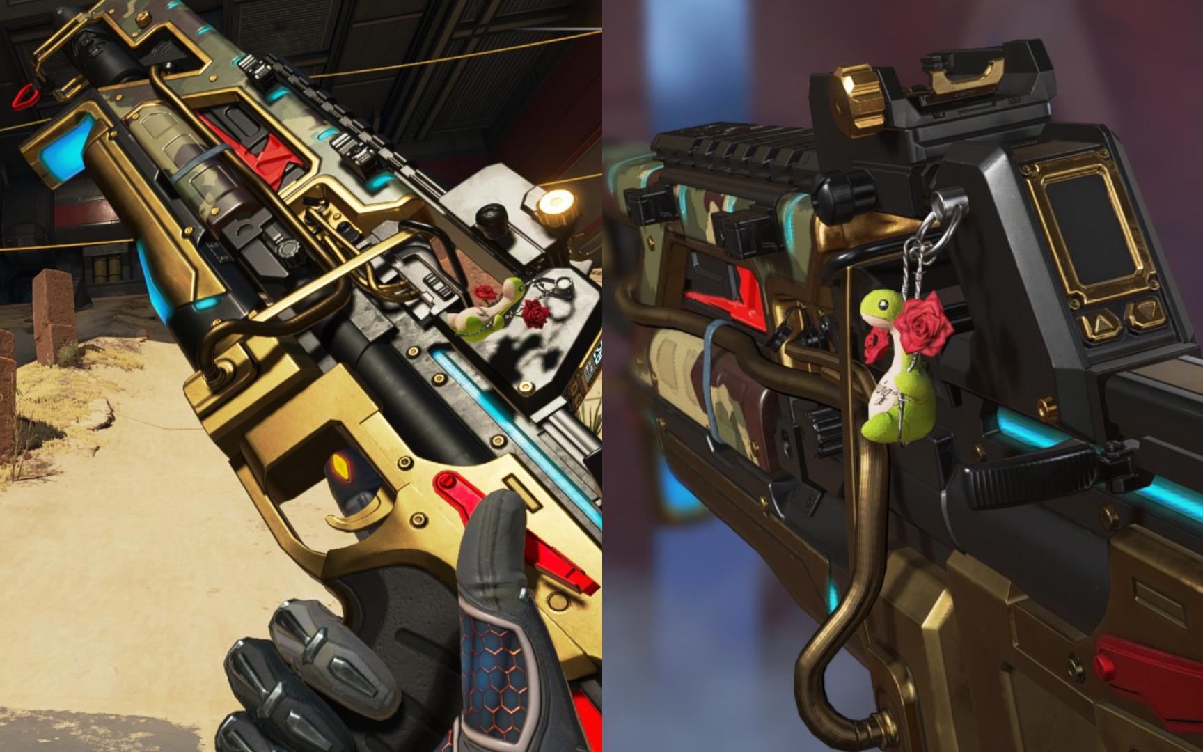 apex英雄 x post malone活动武器皮肤奖励展示 平行步枪迷彩威胁&武器