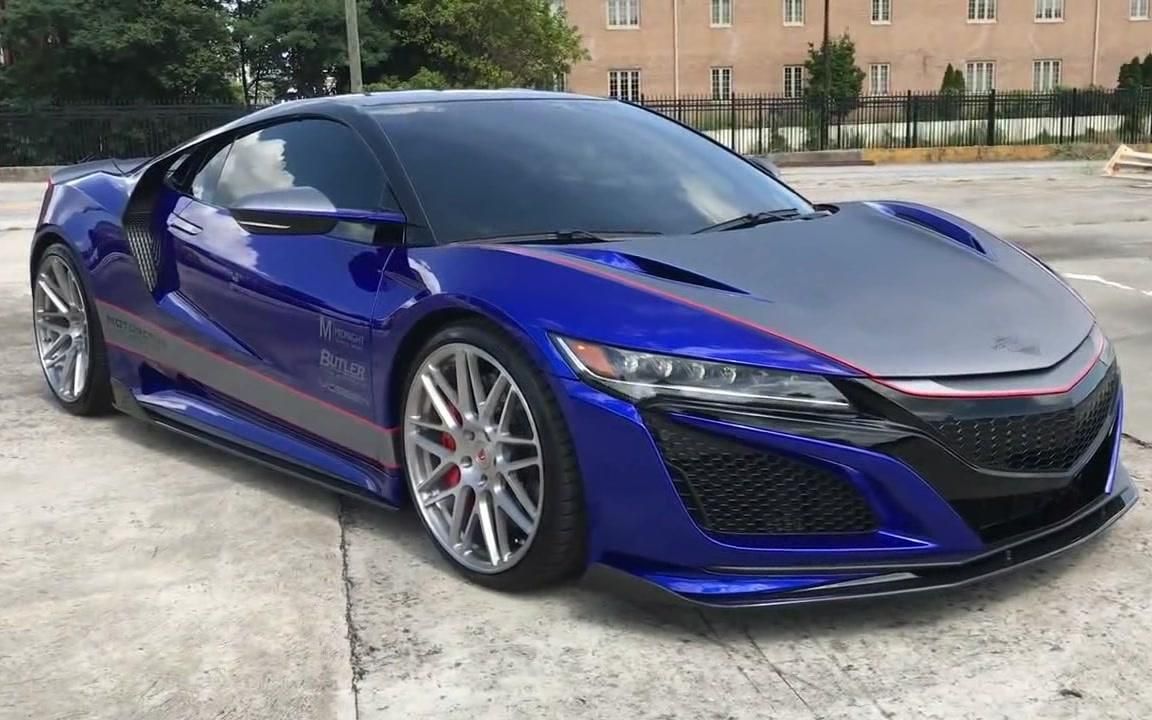 讴歌nsx,日系超跑之魂 颜值叫板奥迪r8!
