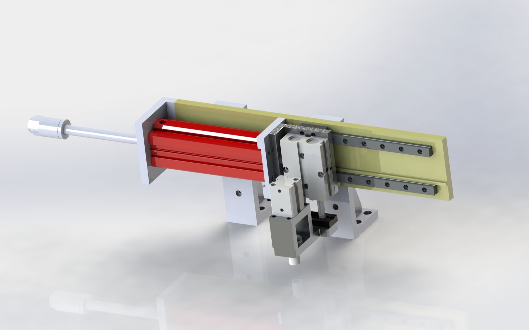 可调行程气缸与线性导轨的组合直线运动机构重要知识可调行程气缸限位