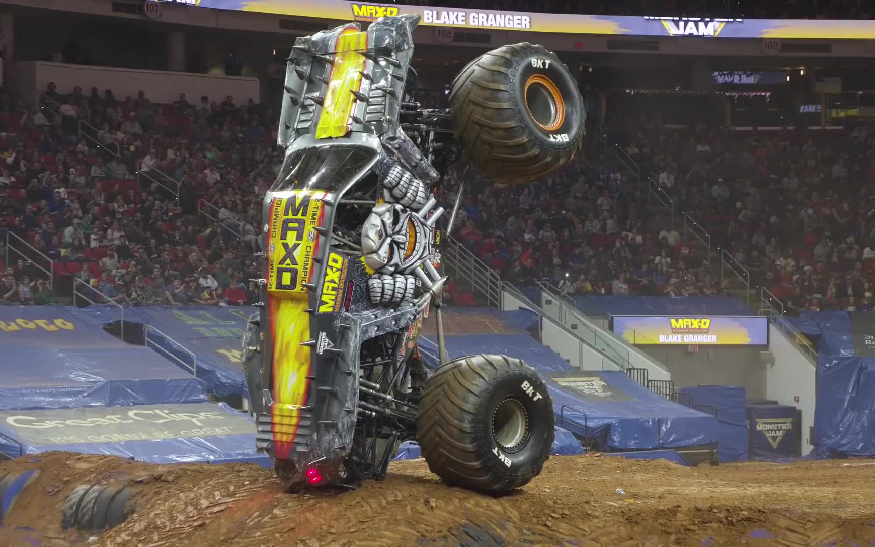 美国职业大脚车联赛 北卡罗来纳 高光时刻 NC Highlights  Monster Jam 2020哔哩哔哩bilibili