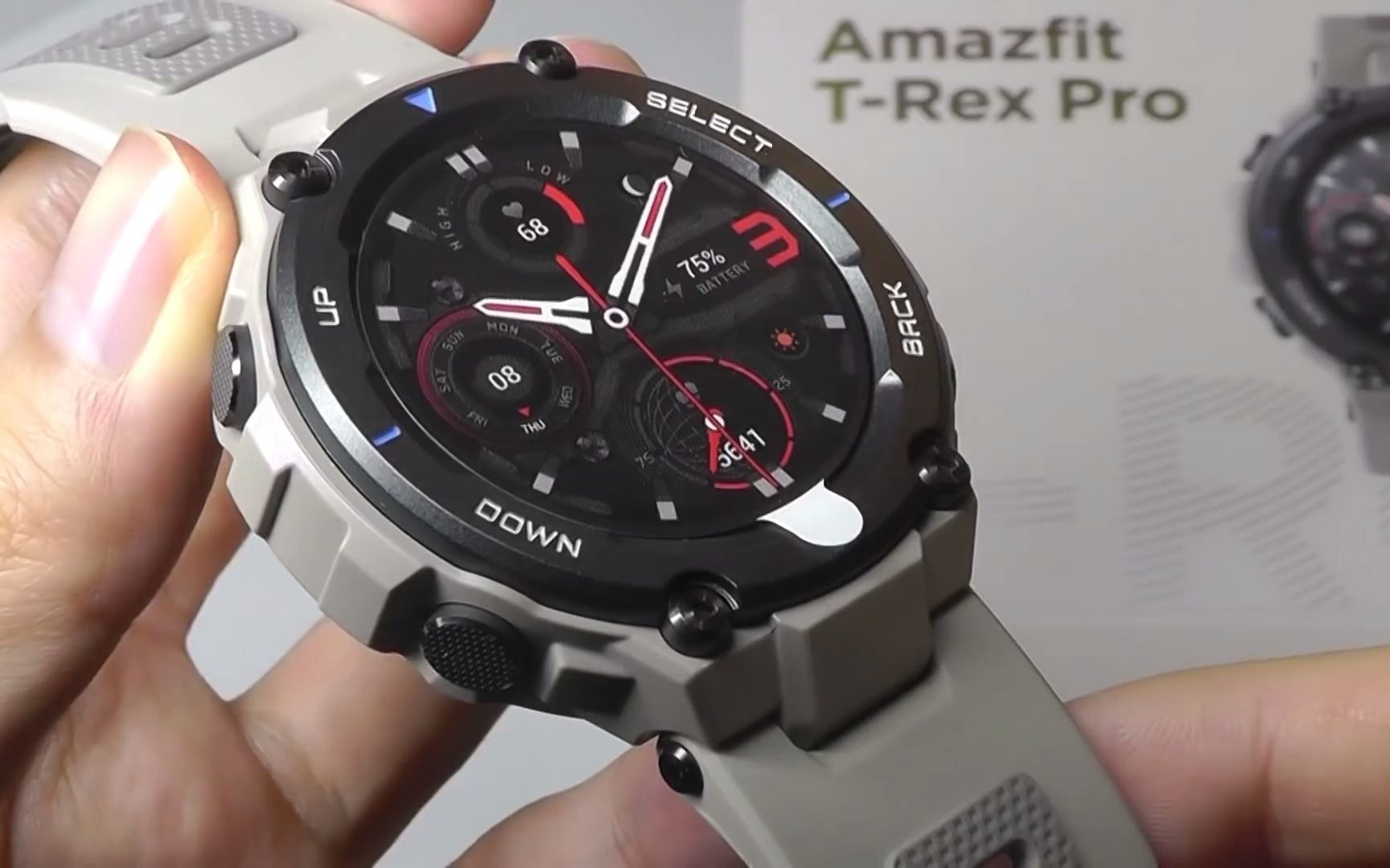 amazfit t-rex pro最坚固的运动手表开箱_哔哩哔哩_bilibili