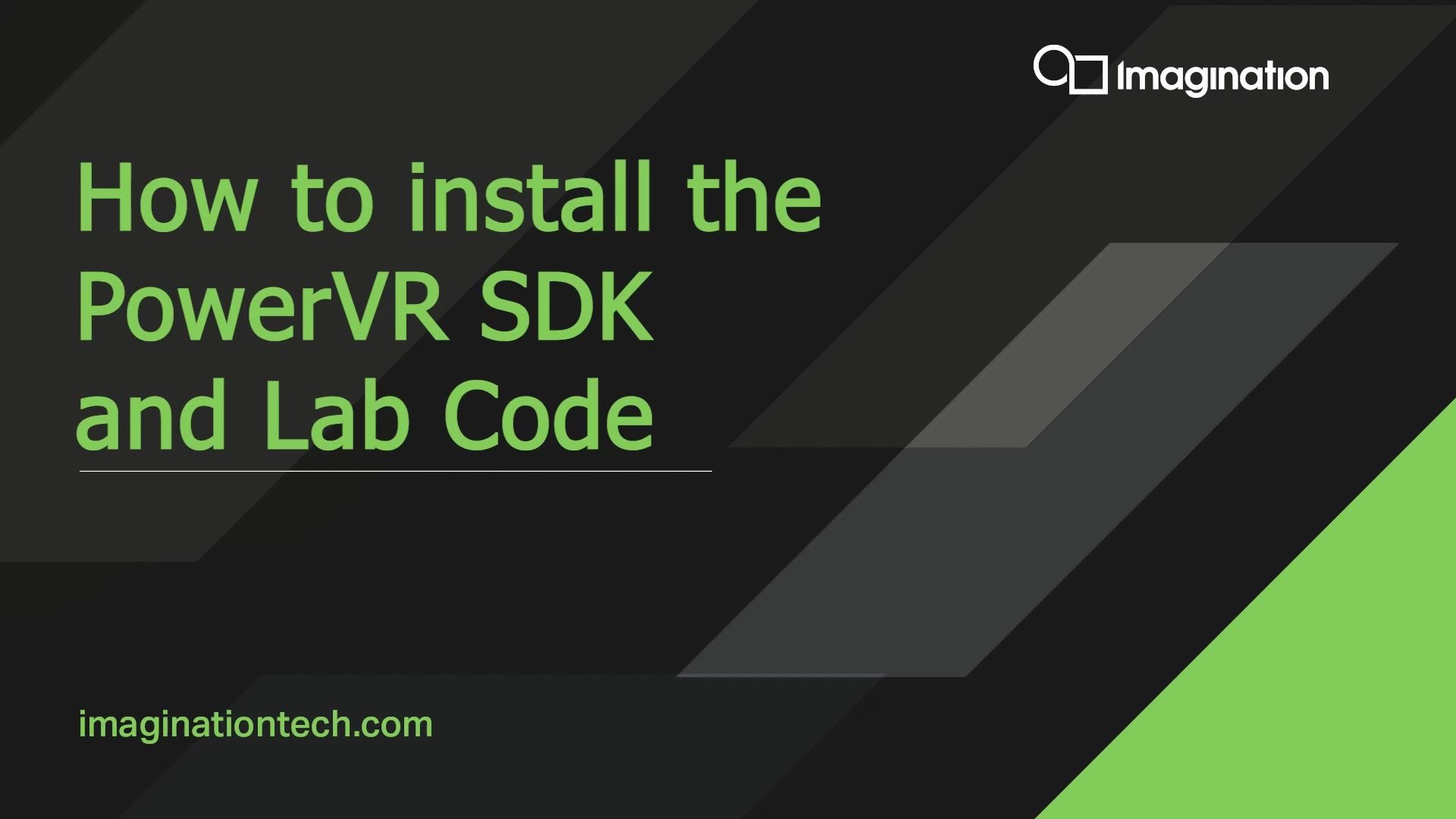 如何安装PowerVR SDK 和 Lab 代码哔哩哔哩bilibili