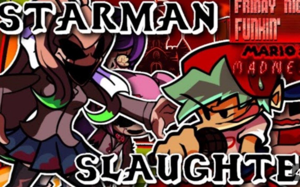 [图]Literature Slaughter | Starman Slaughter 但是 The Dokis 唱它 | FNF COVER