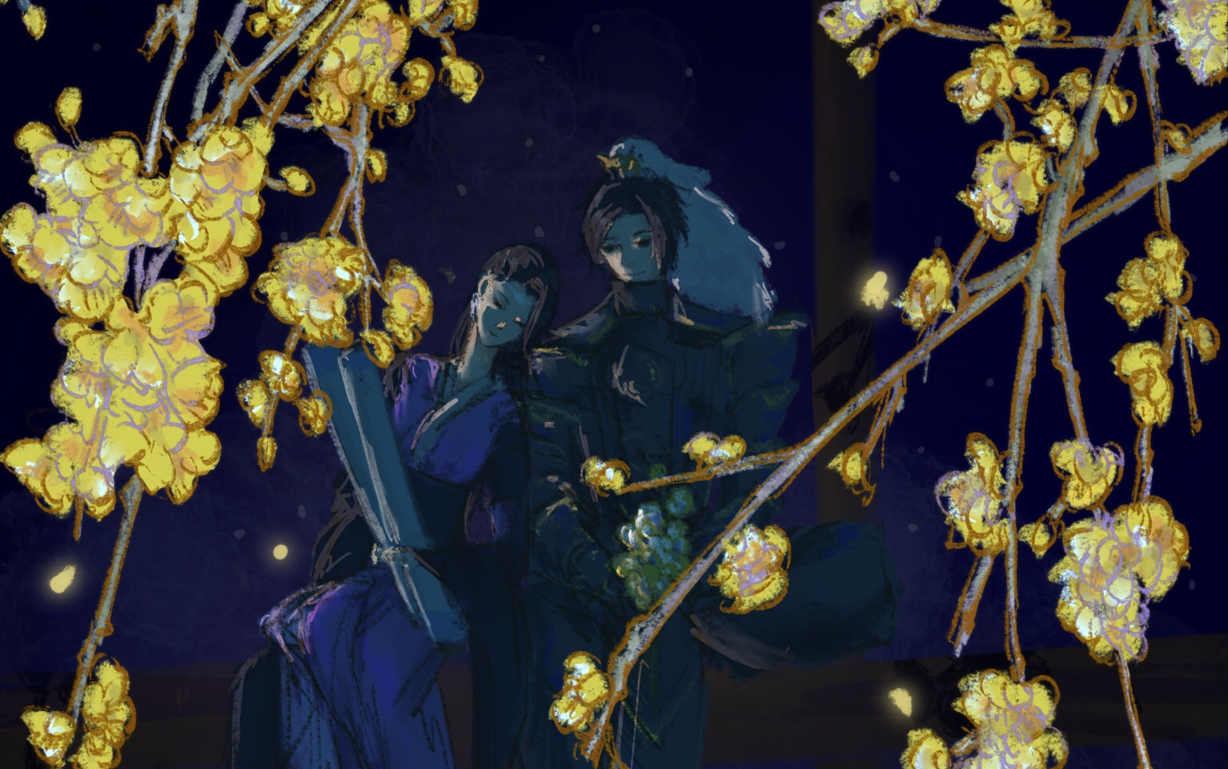 【日常摸鱼】陪你看尽繁花-苍爹x花姐