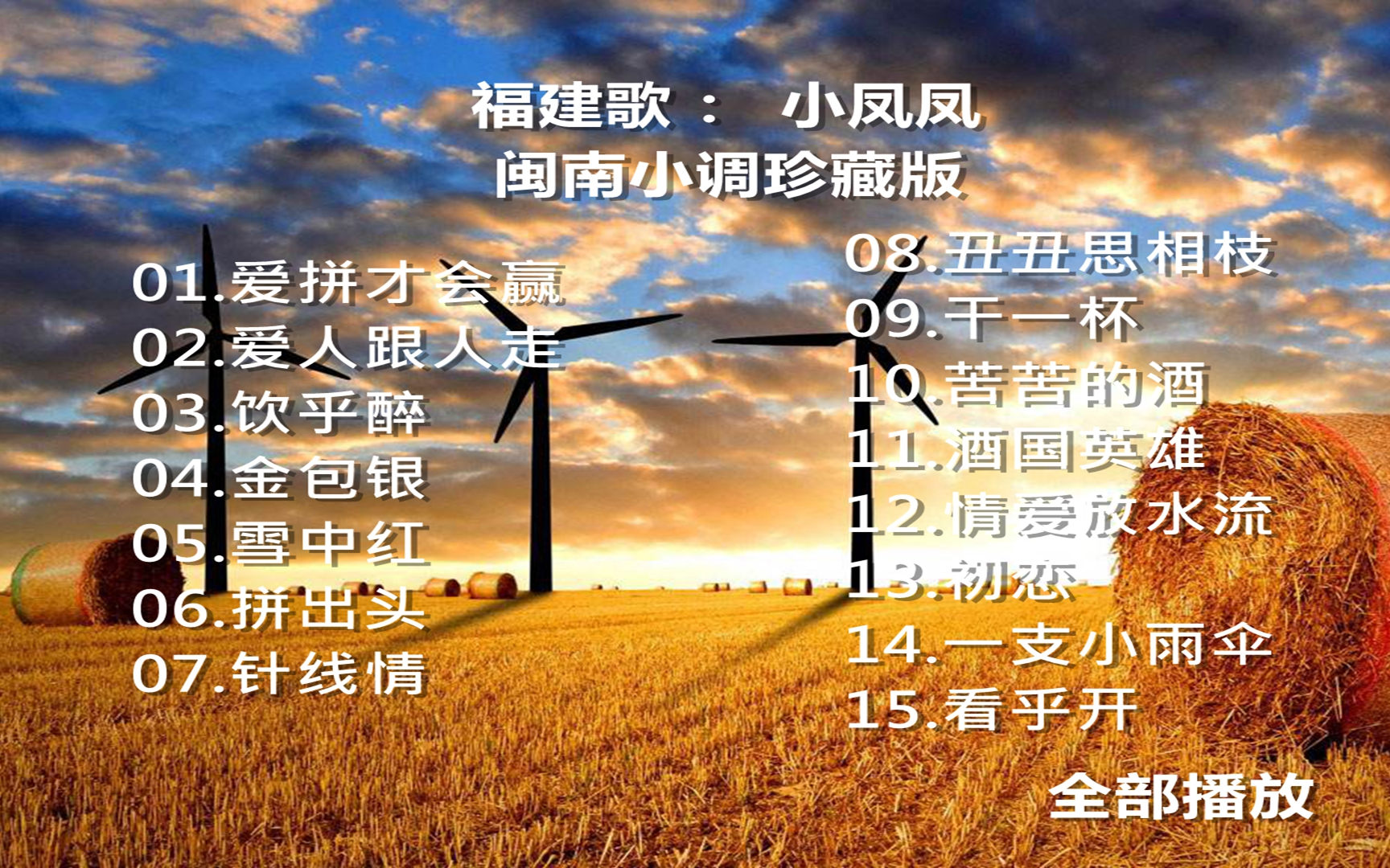 [图]【小凤凤】《福建歌/闽南语2》DVD KARAOKE