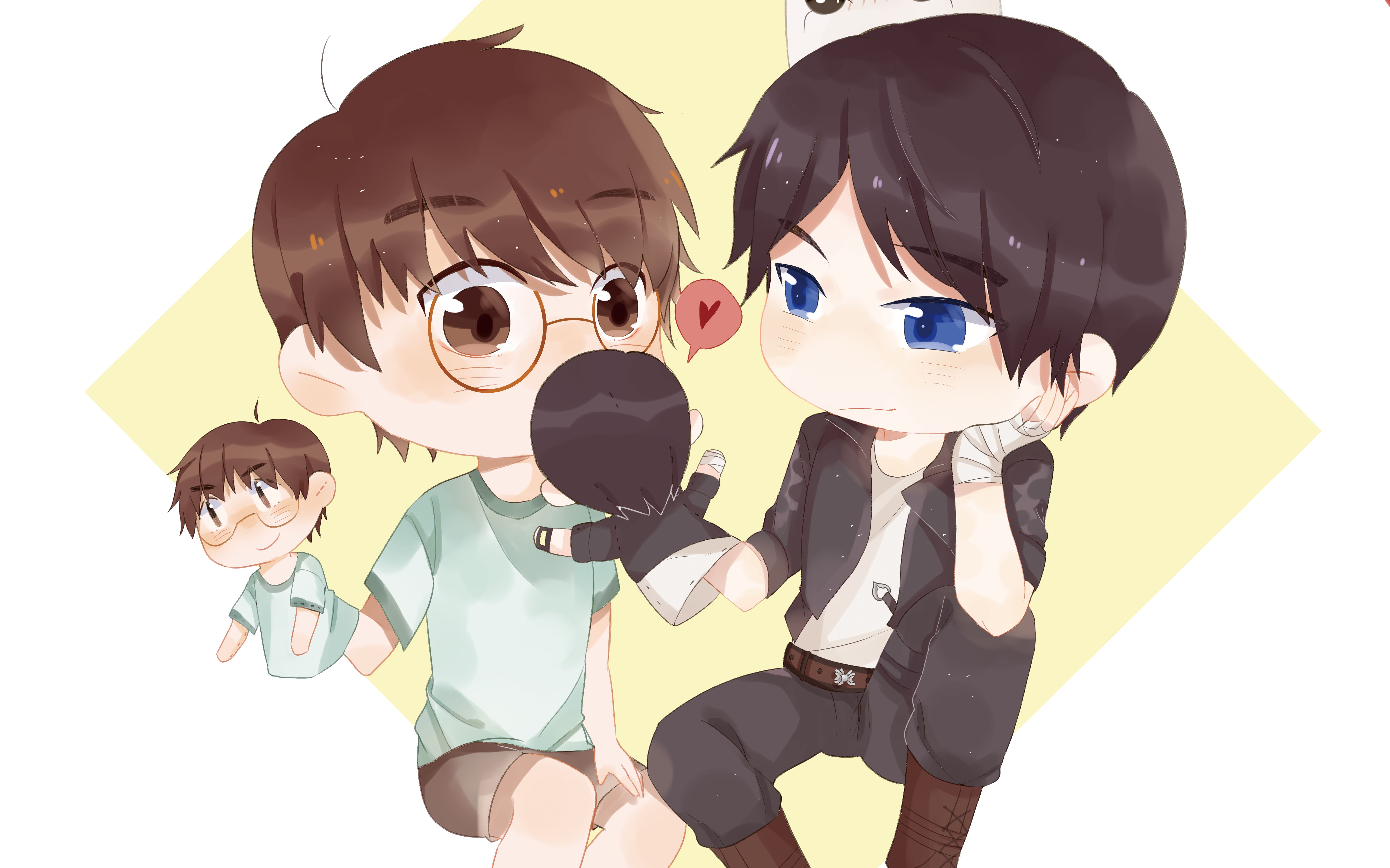 【b萌应援】荼岩手偶亲亲过程