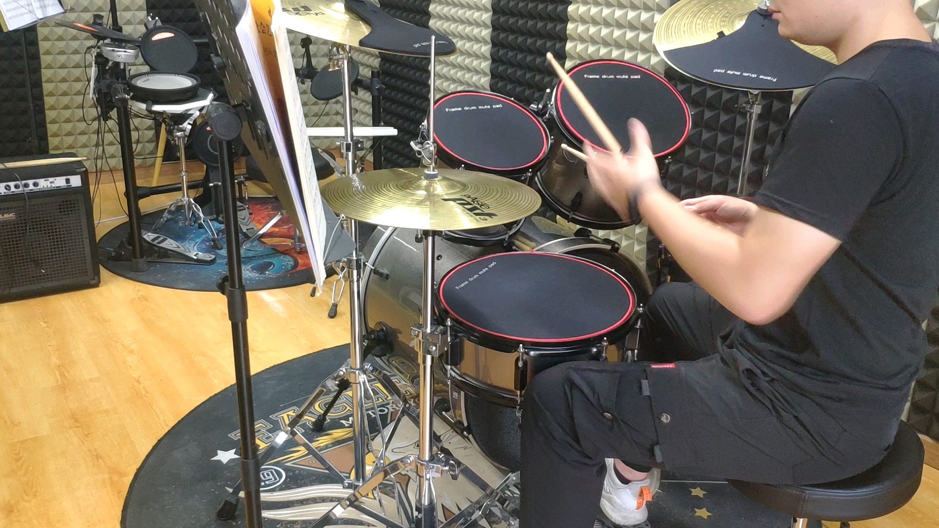 架子鼓中国音乐学院五级摇滚风格一
