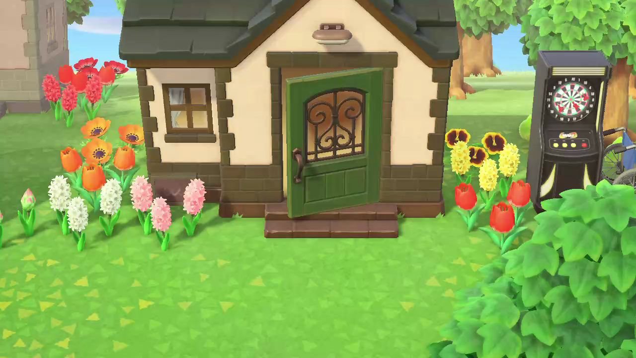 动森小动物日常之给杰克猫草