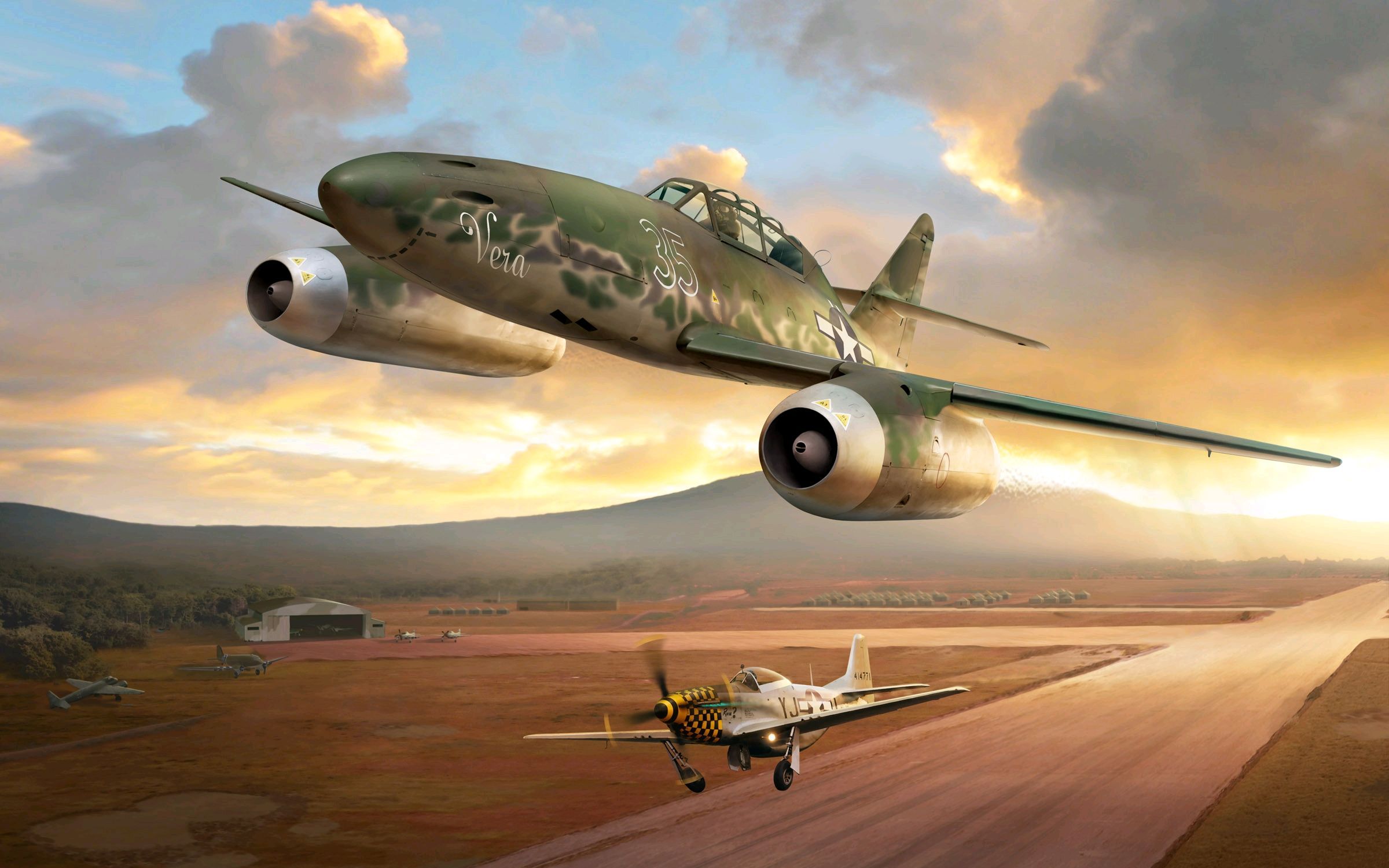 这段击杀应该是每个me262飞行员都能做到的