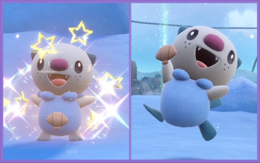 降雪之证闪光水水獭get!证章闪御三家1/24