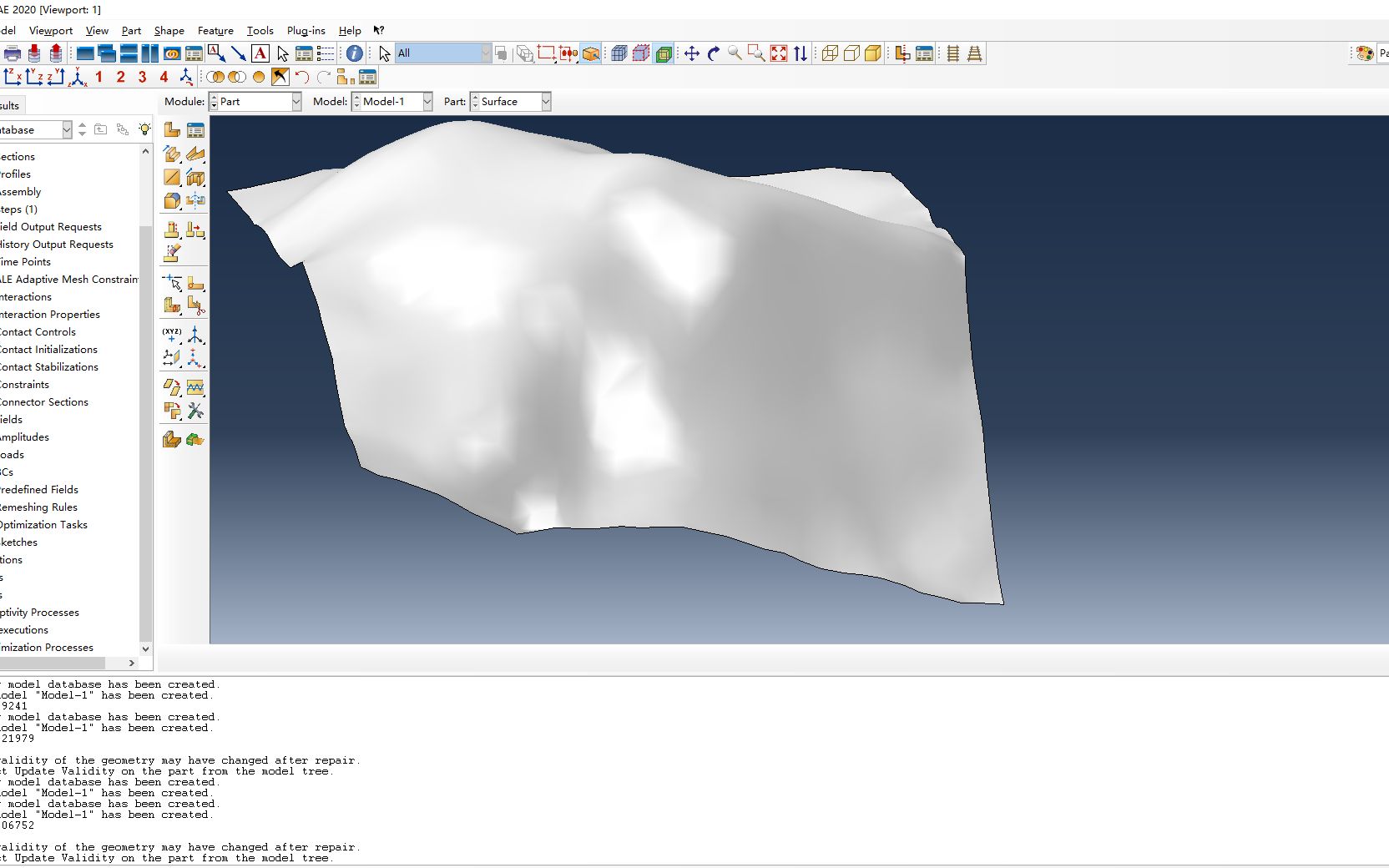 Abaqus光滑曲面建模哔哩哔哩bilibili