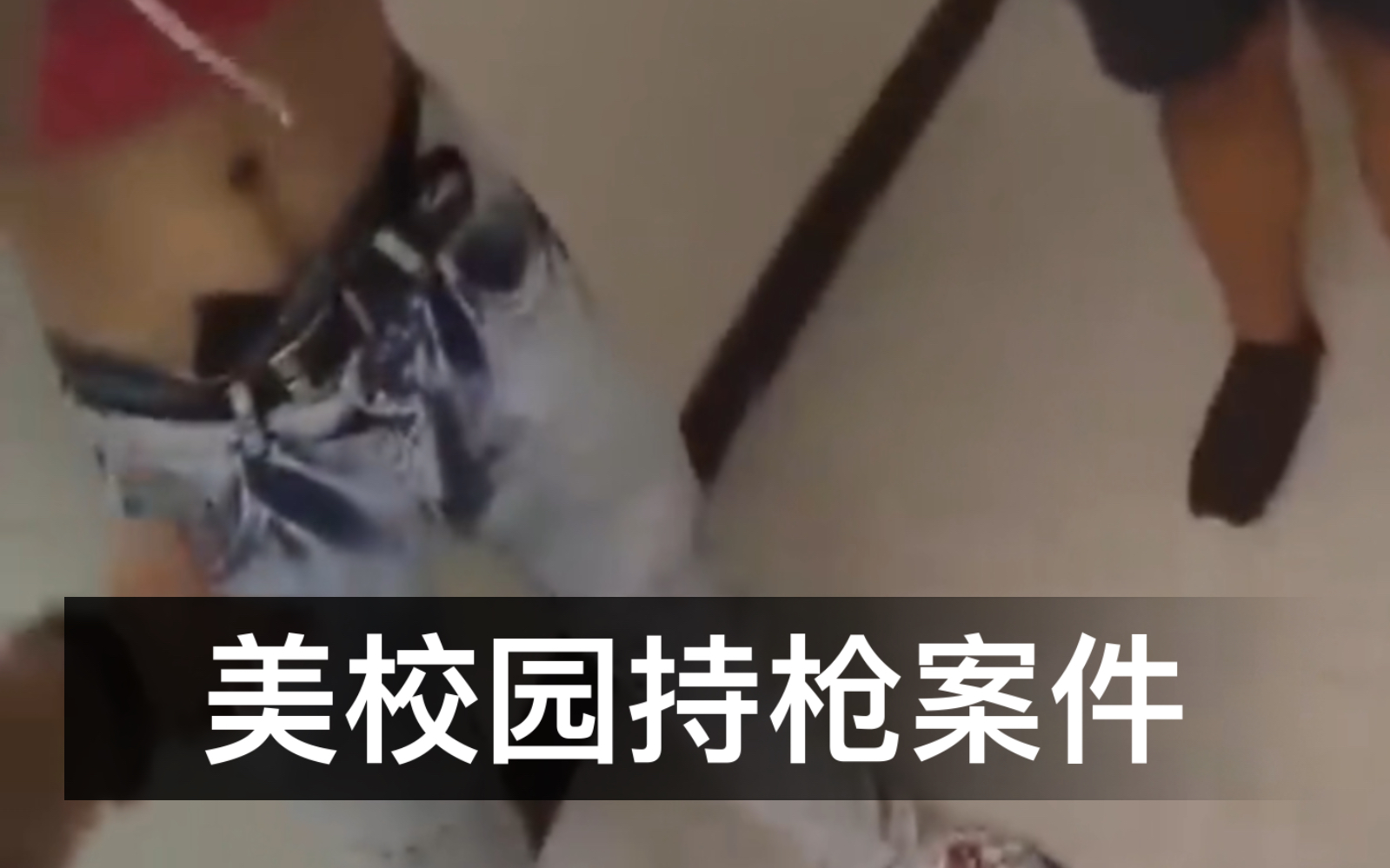 [图]美高中生持枪进校，警员教科书级的逮捕过程