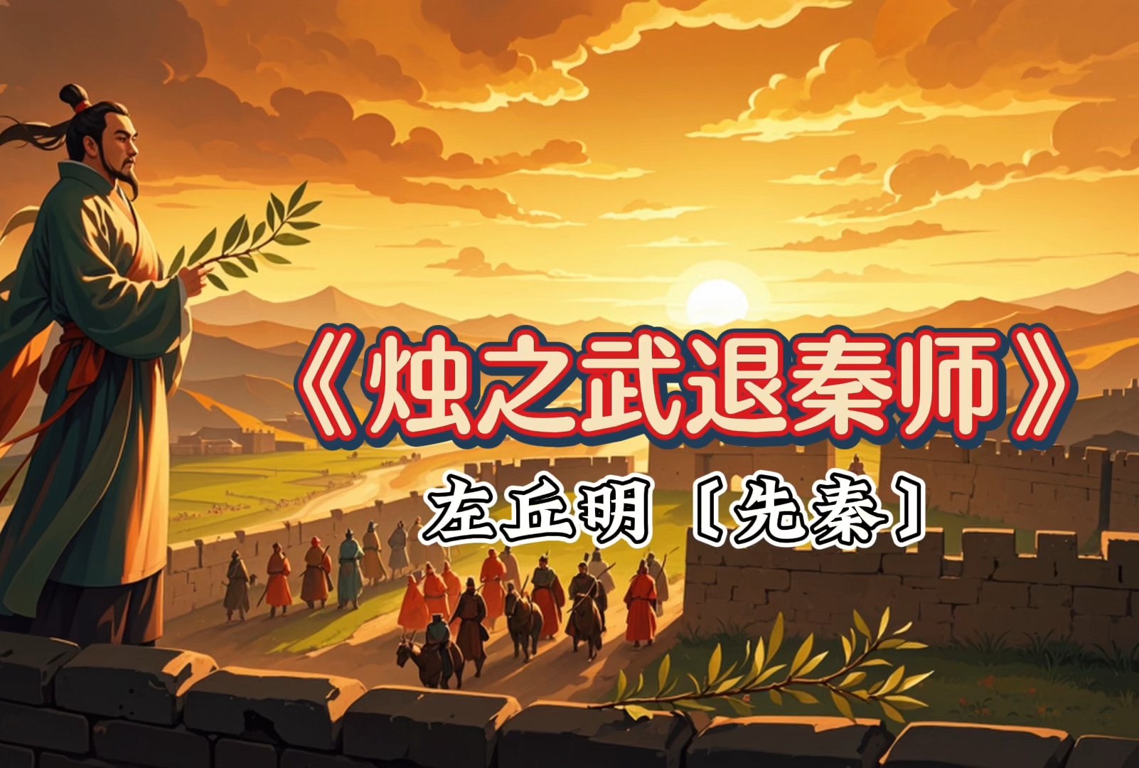 《烛之武退秦师》左丘明〔先秦〕|ai小课堂