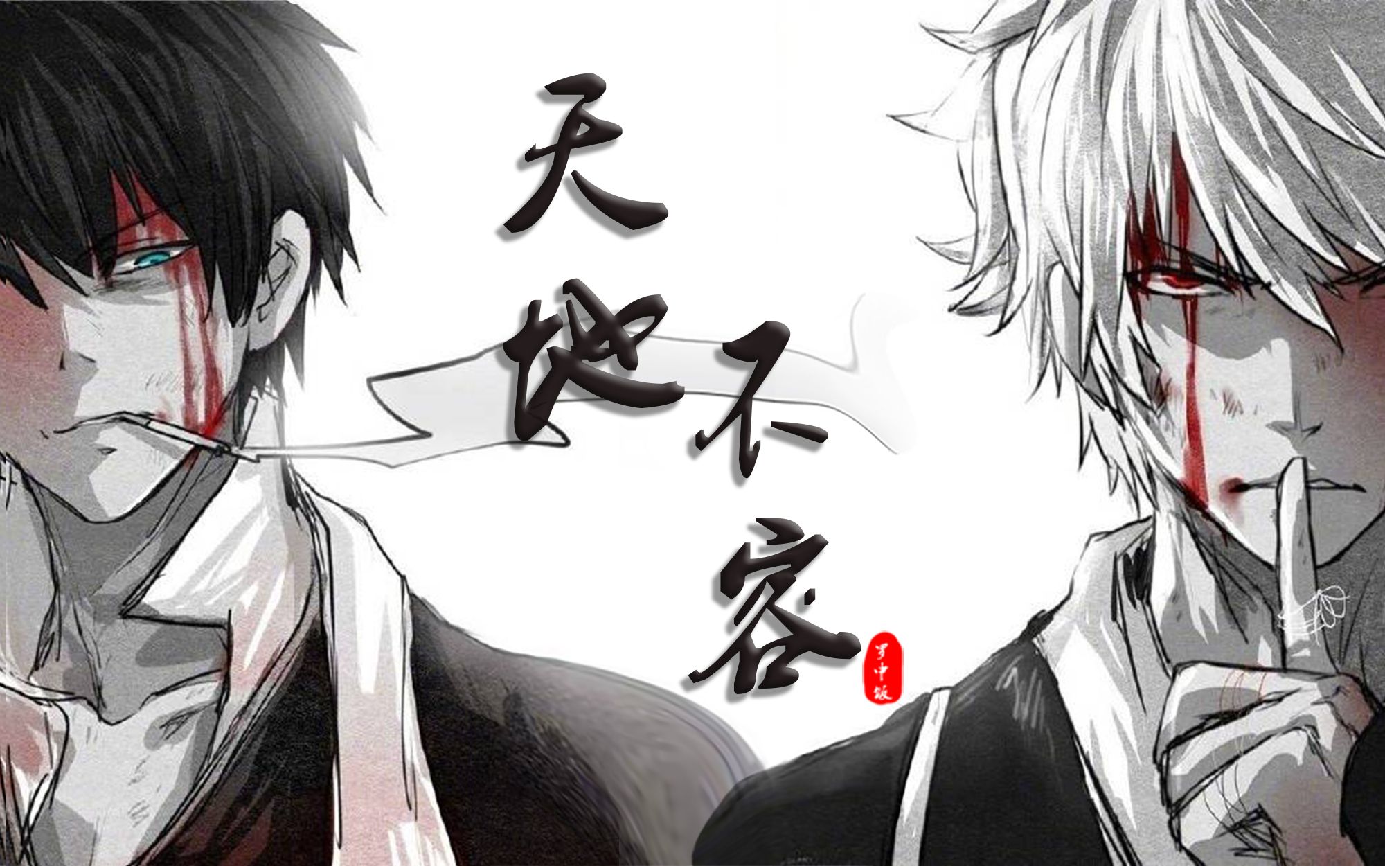 【银土mad】《天地不容》重置,念白 歌词版,燃虐向