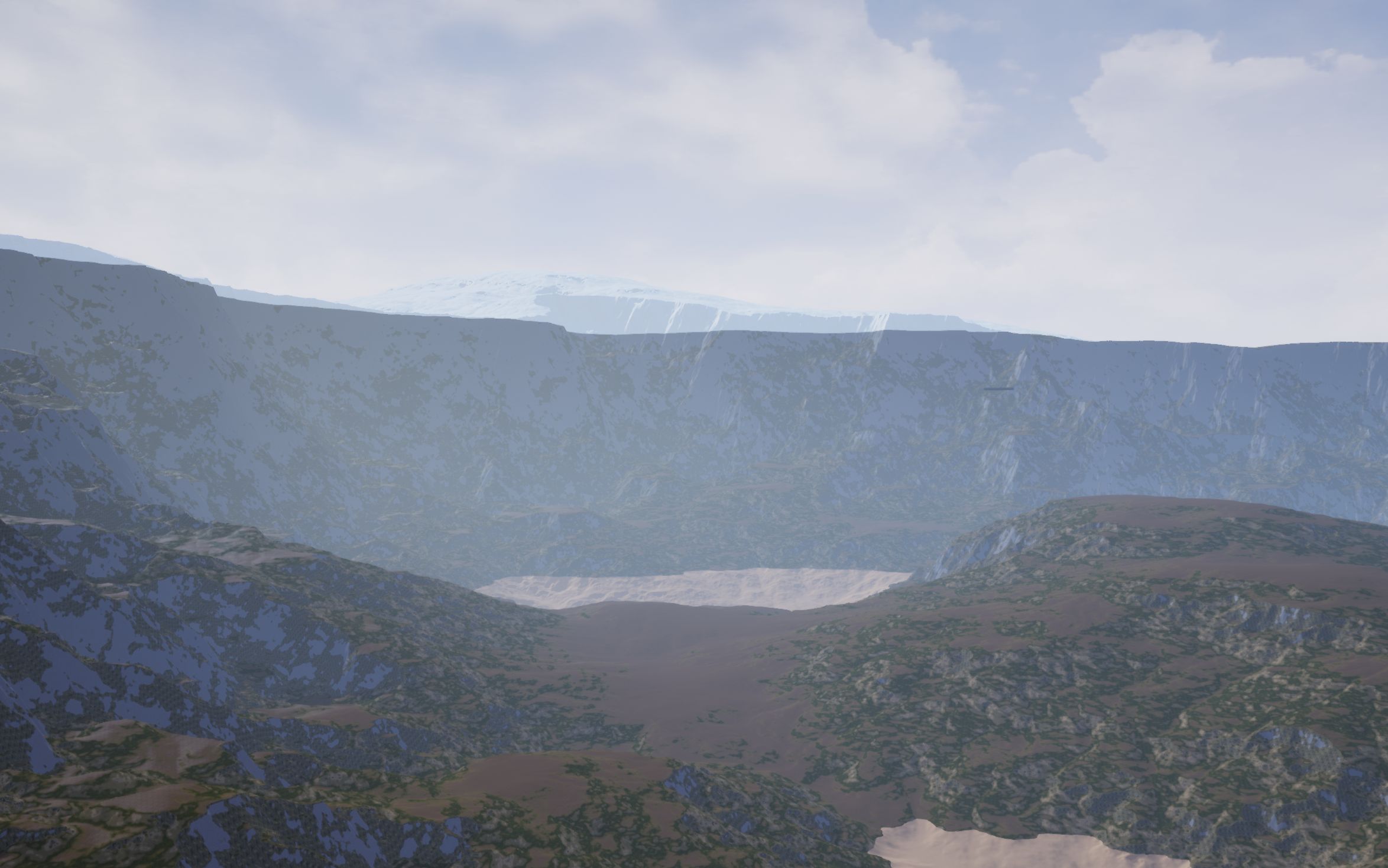 【ue4】自动适应大型地编材质——纯自制