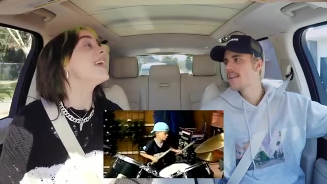 [图]【JB and Billie Eilish】---卡拉OK开车秀/carpool karaoke