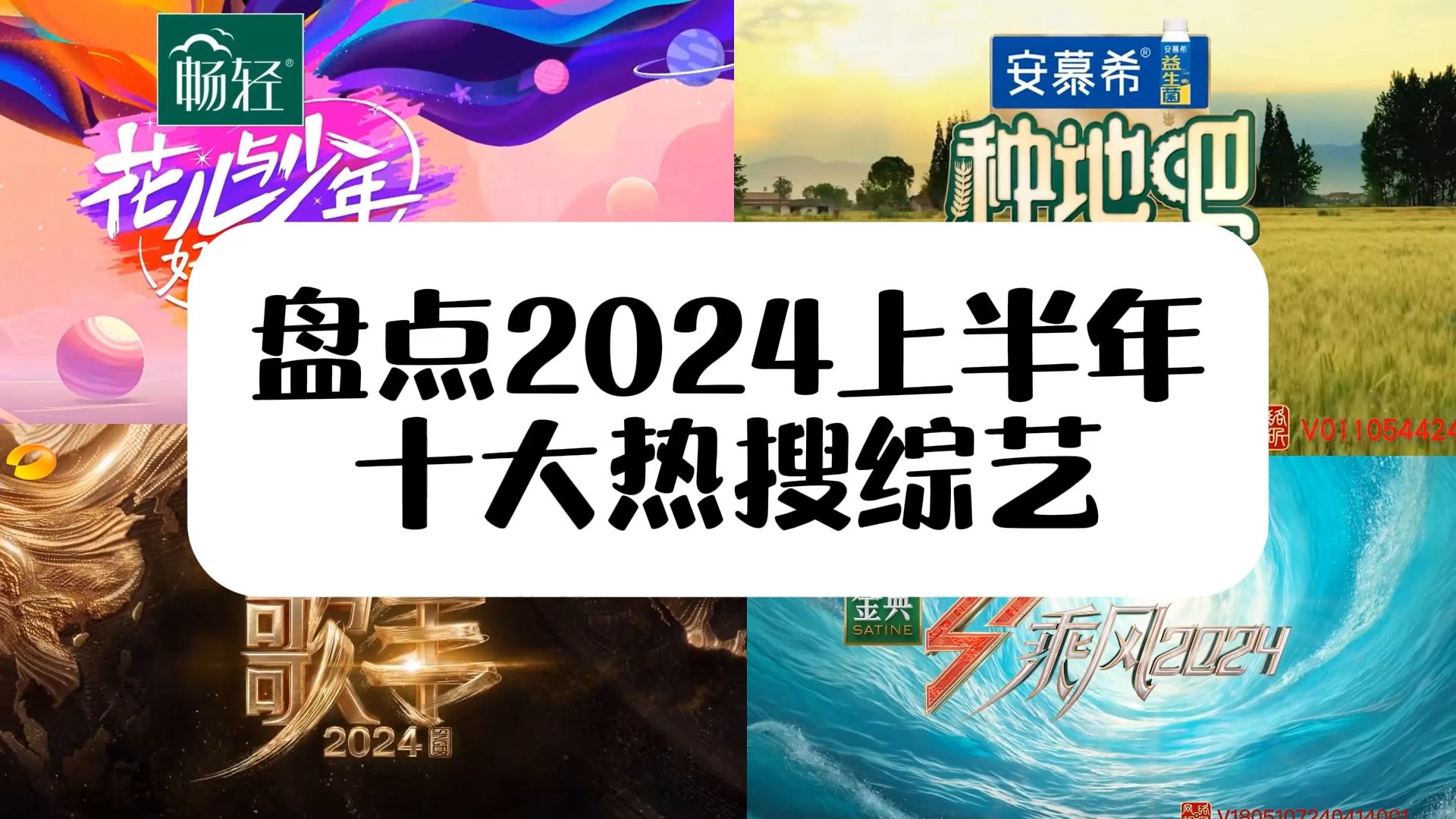 盘点2024上半年十大热搜综艺哔哩哔哩bilibili