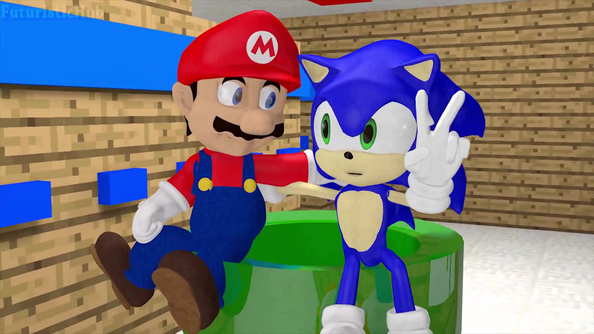 baldis basics vs mario&sonic(official)