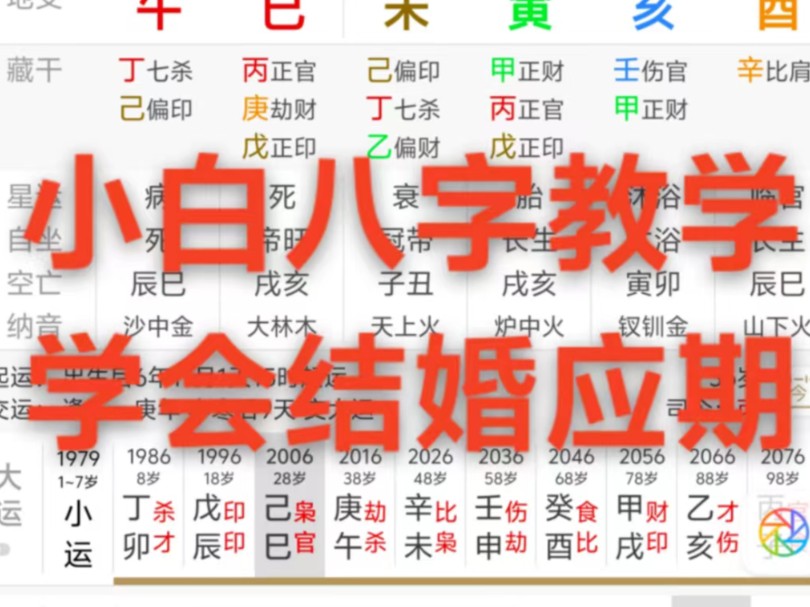 八字什么时候结婚,小白也能学会自己的结婚应期,一听就懂的干货视频.哔哩哔哩bilibili