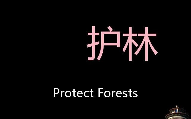 护林 Chinese Pronunciation protect forests哔哩哔哩bilibili