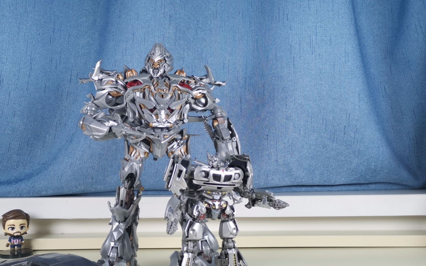 mpm08威震天 金属色和3c版本给我的感觉(于小帅的变形金刚玩具分享