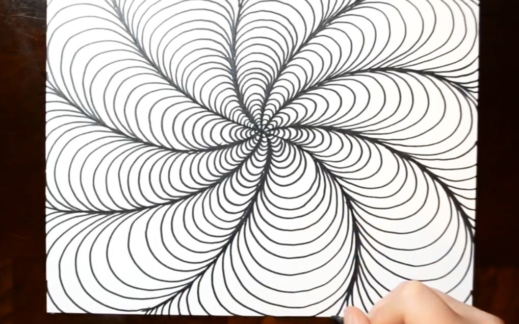 这是一幅神奇的画,看过之后你会头晕目眩,眼花缭乱