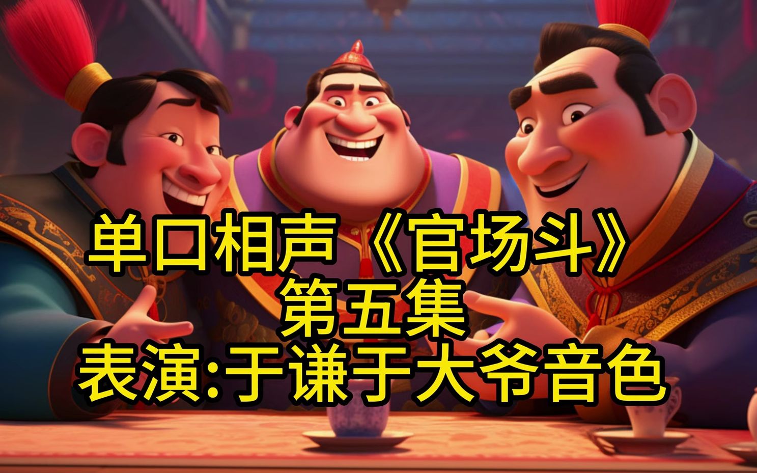 谦大爷音色高清还原单口相声《官场斗》第五话
