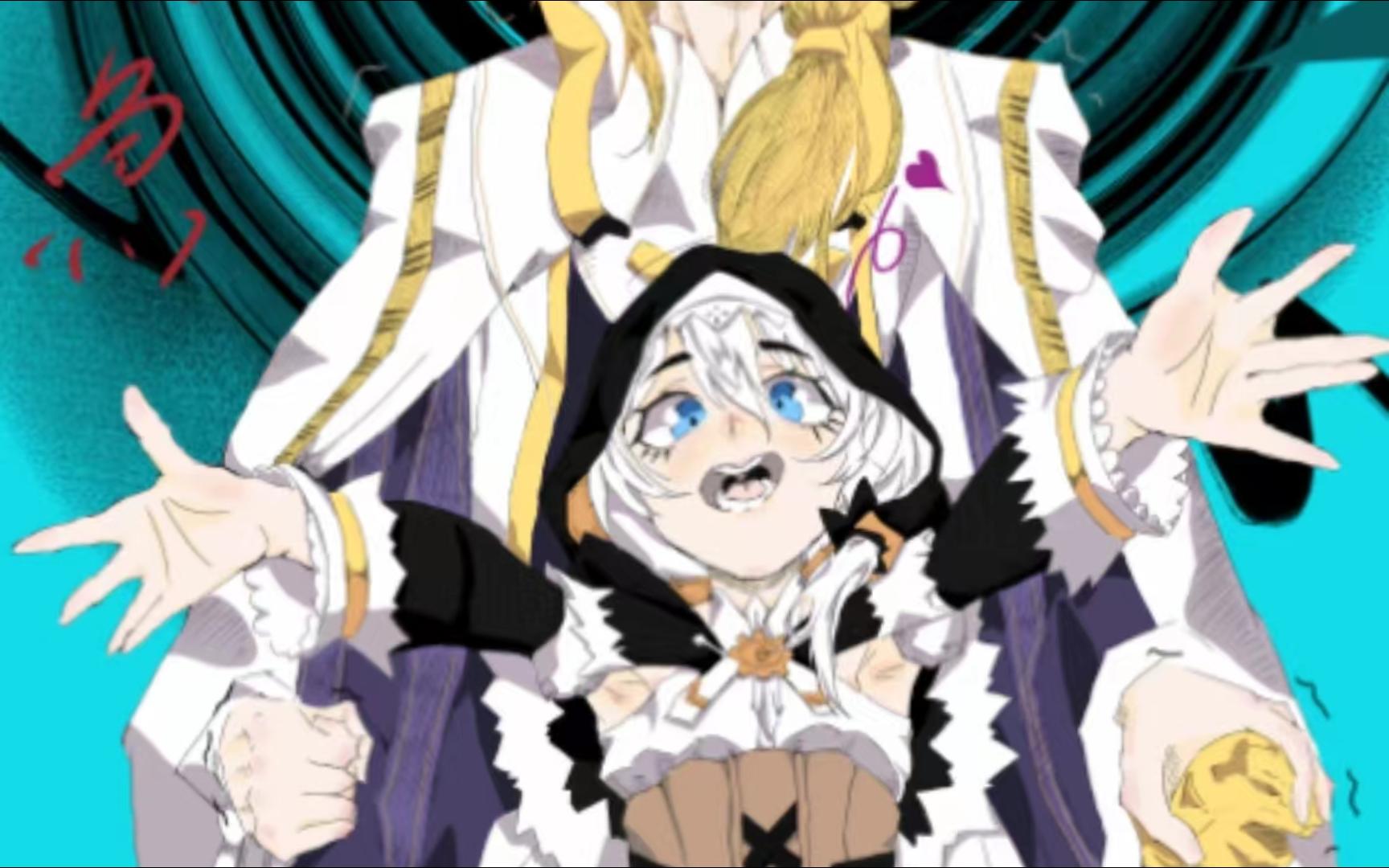 画一个可爱的德丽莎和奥托