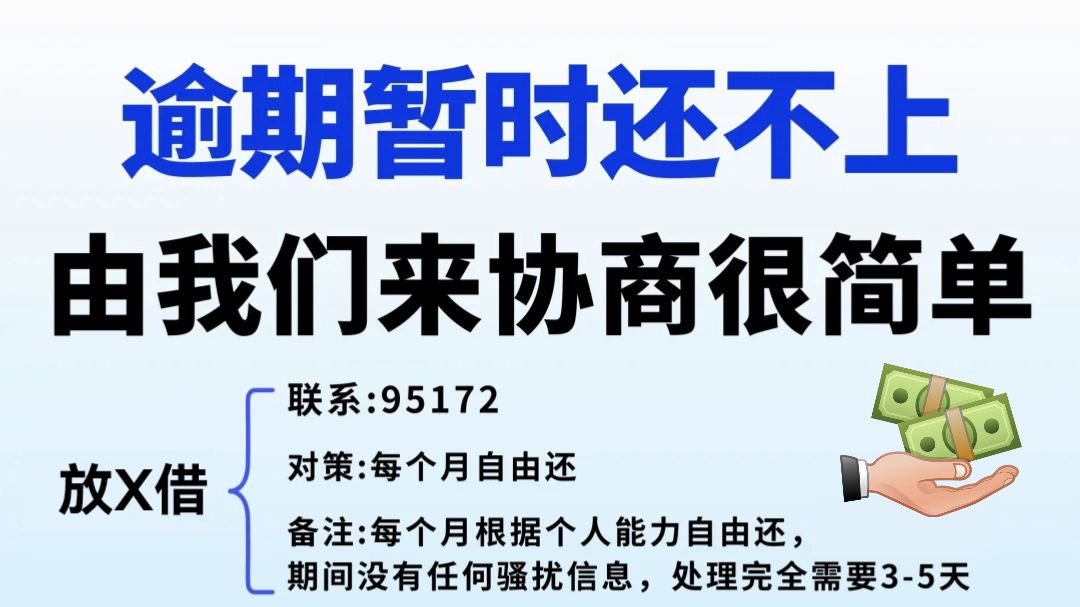 逾期暂时还不上?其实协商很简单,暂停还款,延期还款15年哔哩哔哩bilibili