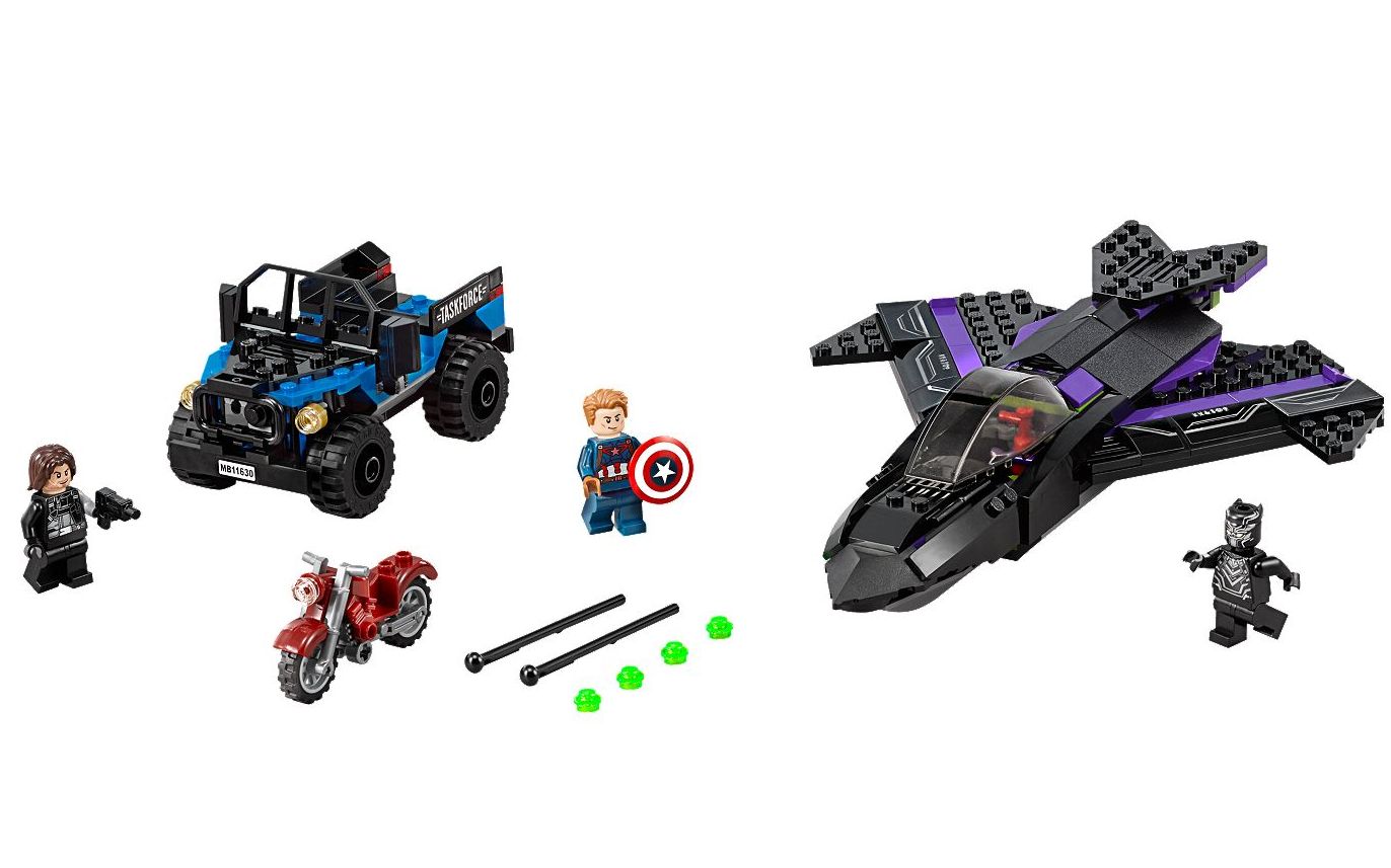 乐高 lego 76047 超级英雄 美国队长3 内战 黑豹追击战 2016速拼评测