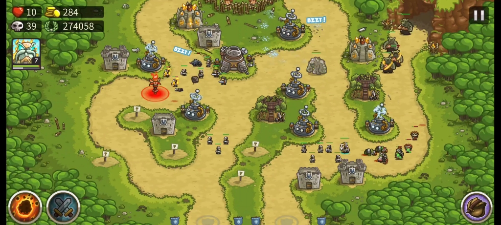 【kingdom rush王国保卫战】无尽模式愤怒山谷 59波