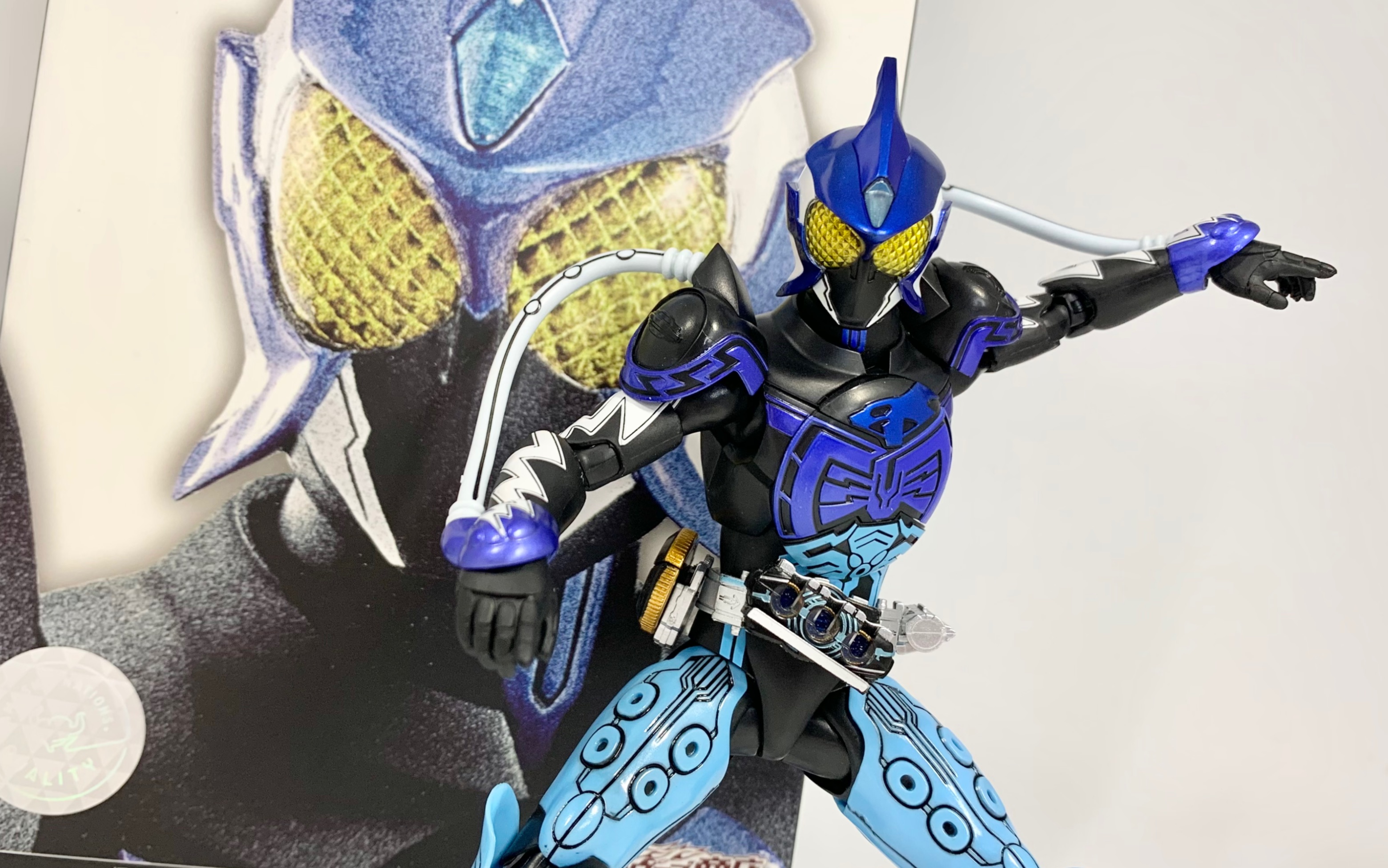 [真骨彫製法]shf假面骑士ooo shauta 水系联组展示