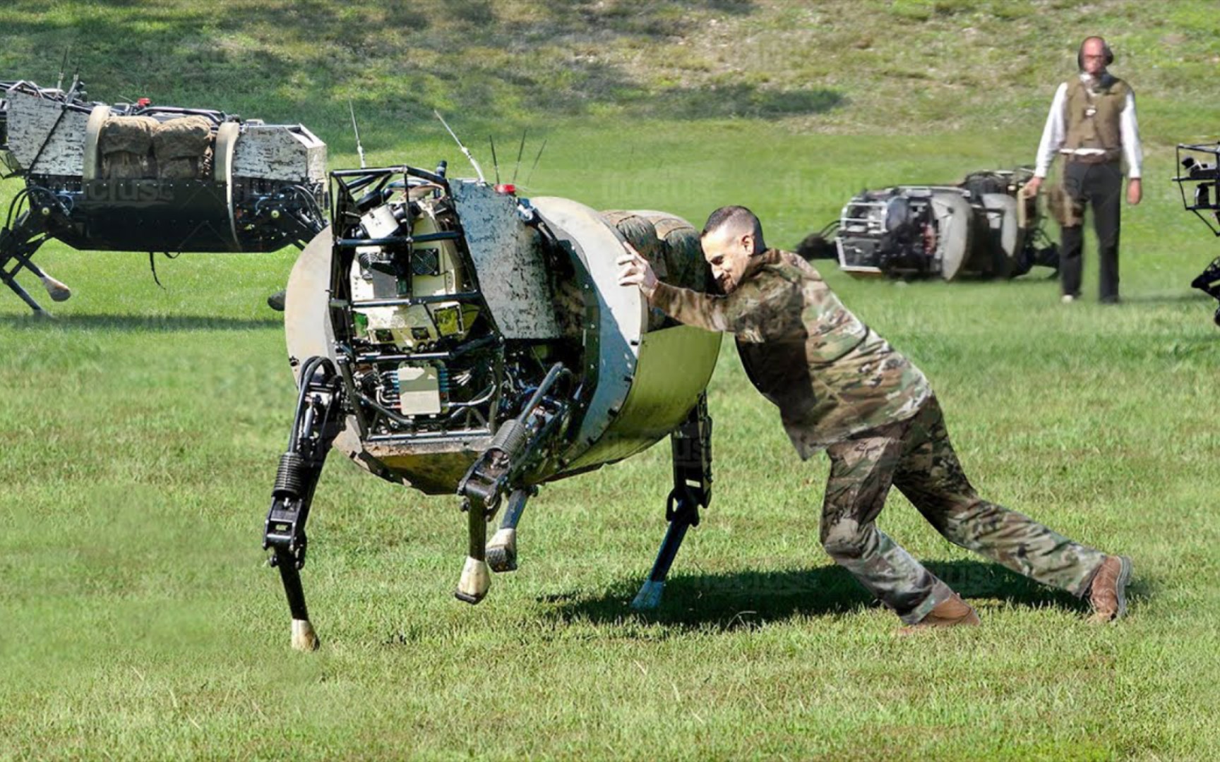 美军展示百万美元智能机器人