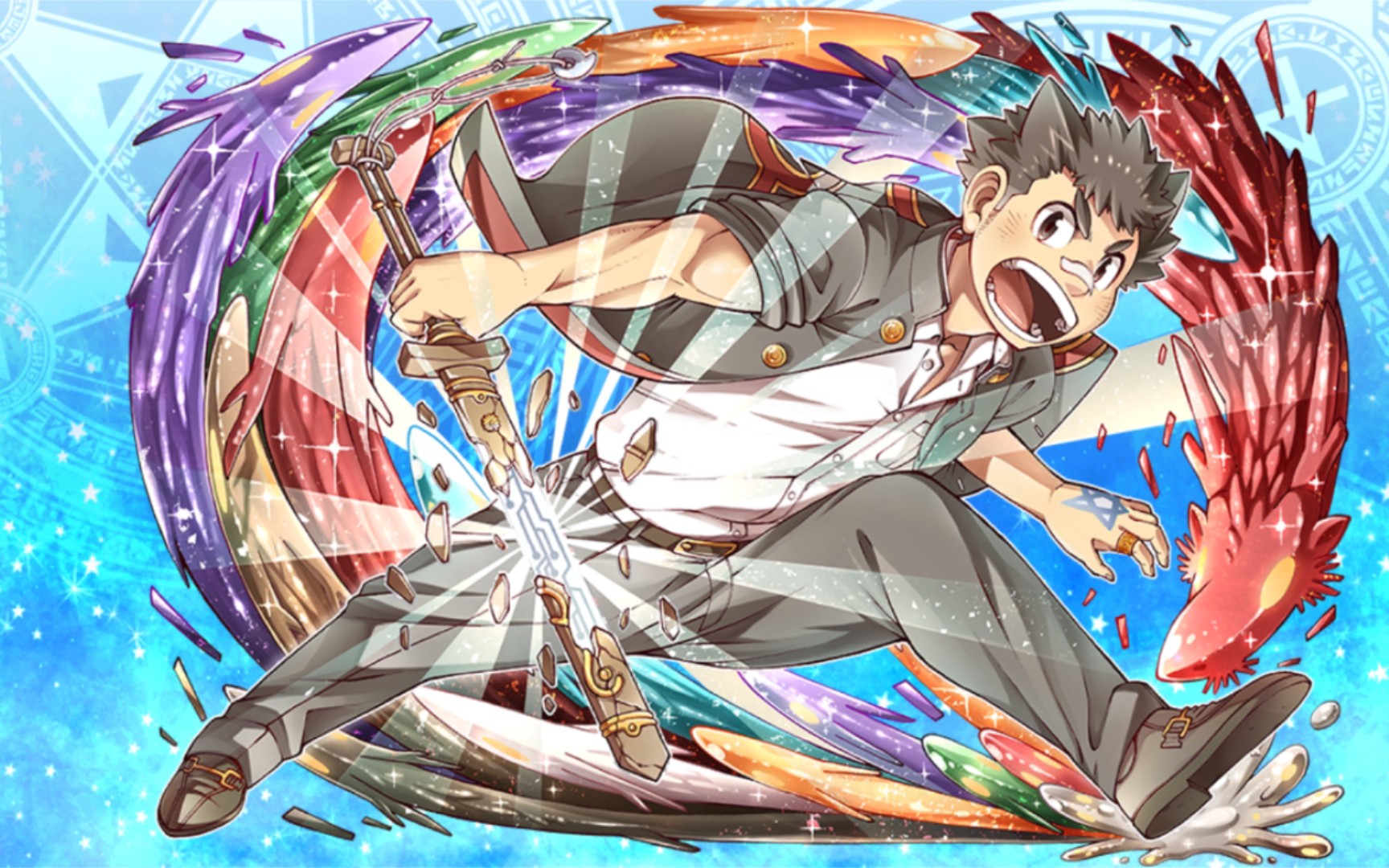 【东京放课后召唤师】地狱温泉高难3 俩天人 主角嫖祝融打法