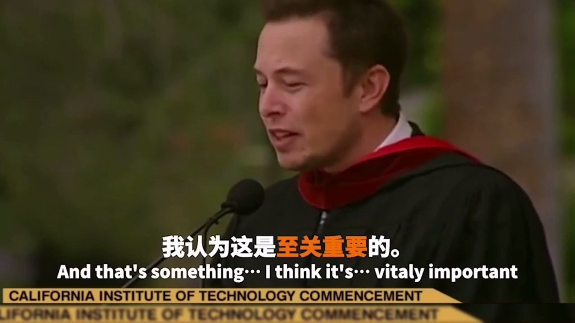 [图]Elon Musk——成功都是被逼出来的，埃隆·马斯克发表了一场鼓舞人心的演讲，讲述了他的旅程以及推进技术和探索太空的重要性。