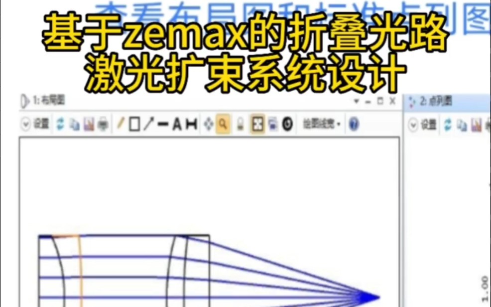 基于zemax的折叠光路的激光扩束系统设计哔哩哔哩bilibili