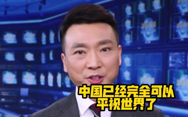 康辉说:中国已经完全可以平视世界了