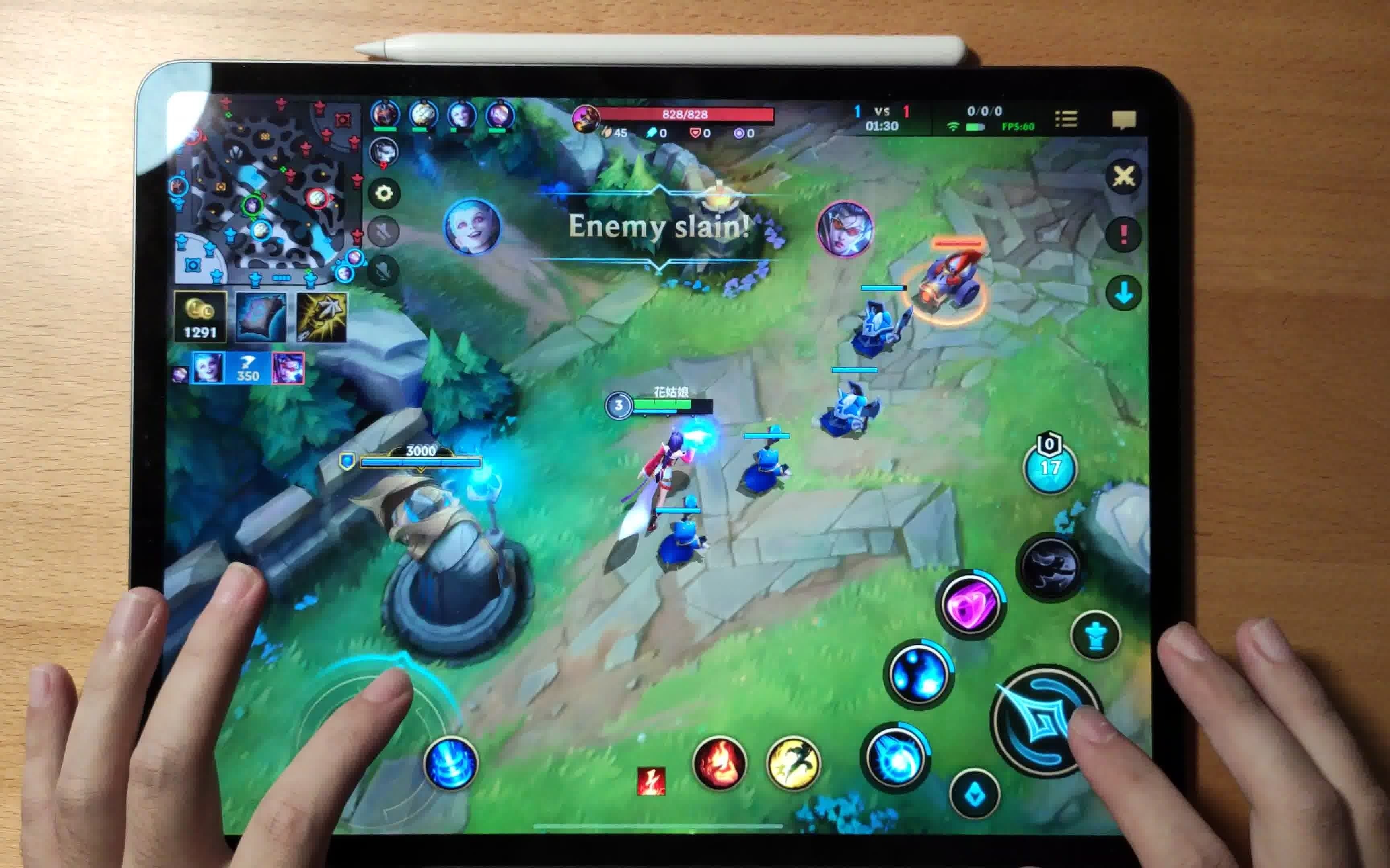 4k120hz首发英雄联盟手游lol在2020ipadpro1292k分辨率下最高特效满帧