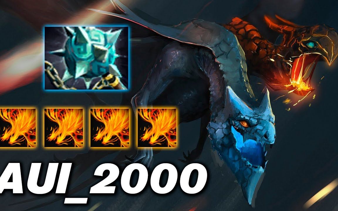 【7.28 DOTA2 双头龙教学】AUI 2000中单双头龙教学!哔哩哔哩bilibili