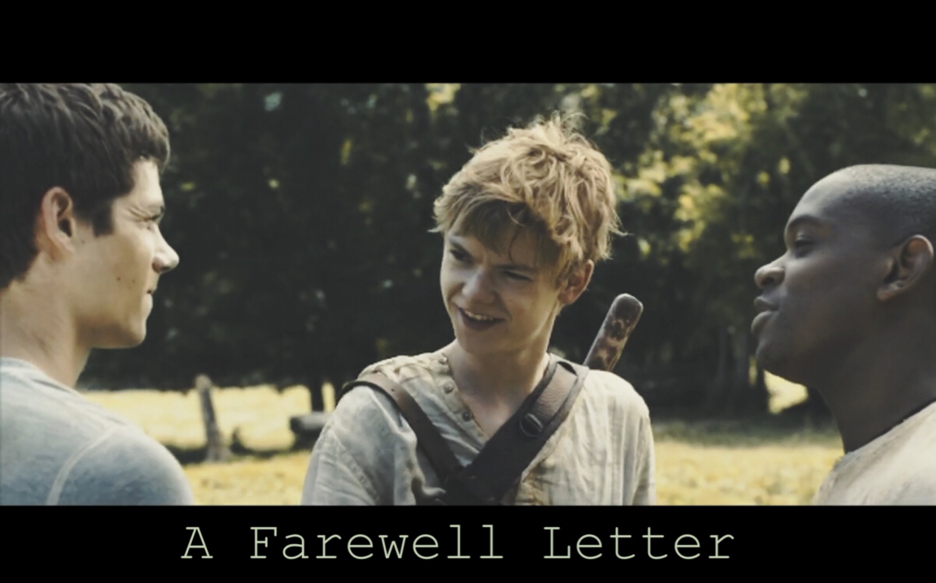 【移动迷宫】A Farewell Letter(Newt视角的迷宫男孩们)含Newtmas哔哩哔哩bilibili