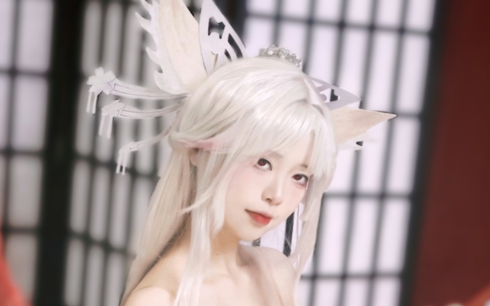 【阴阳师】本真三尾狐cos? 愿落花不再将我们分离