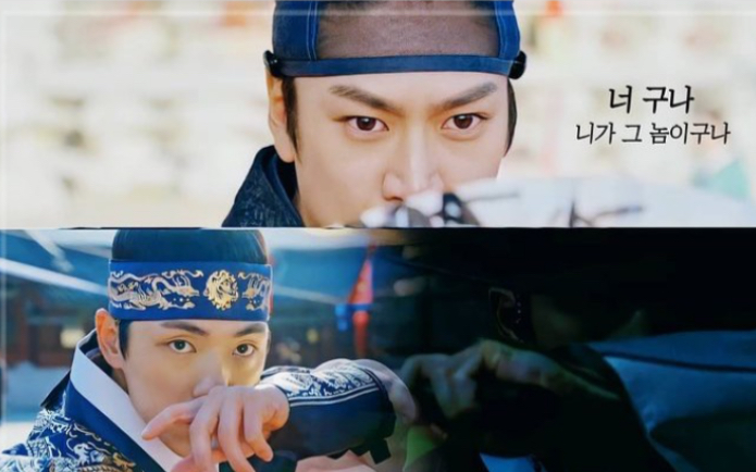 哲仁王后ep11cut王和金炳仁精彩的舞扇比赛在比赛过程中金炳仁认出了