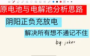 Скачать видео: 原电池与电解池解题思路