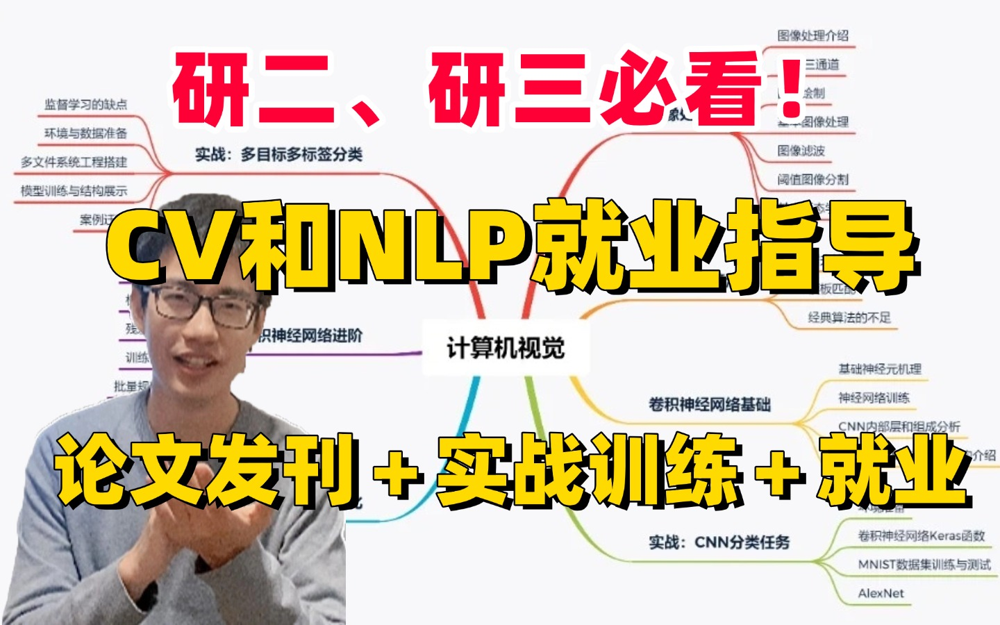 【研二、研三必看】迪哥现场直播CV和NLP方向的一对一就业指导,5天轻松拿到7个offer,草履虫看完都能轻松学会! 人工智能NLP深度学习大模型cv...