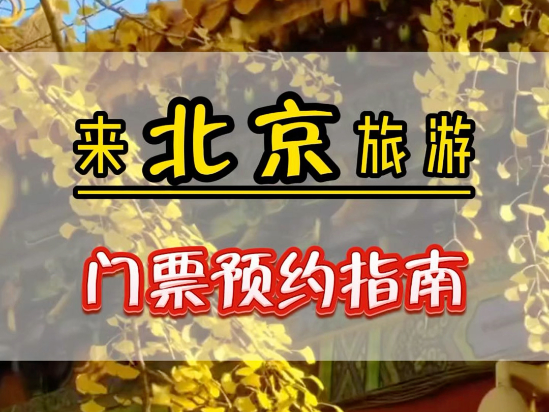 来北京最困难的就是约票,在哪儿预约?什么时候放票,这篇指南收藏好#北京旅游攻略 #北京旅游 ##北京旅行哔哩哔哩bilibili